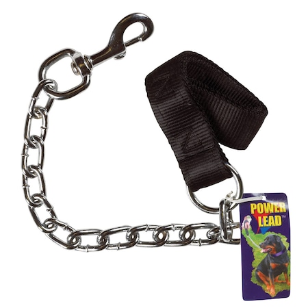 Orrville PDQ Power Lead Silver Chain Lead Steel Dog Leash Small/Medium 12606